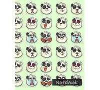 Composition Notebook: College Ruled Paper Notebook Journal. Cute Cartoon Panda Blank Lined Workbook for Teens Kids Students Girls for Home School ... - Big Size 8.5'' x 11'' - Wonderful Cover