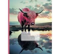 Composition Notebook-College Ruled: Pink Highland Cow - Perefect for note taking and study