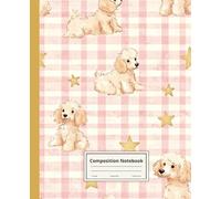 Composition Notebook College Ruled: Poodle Illustration | Cute Dog Breed Journal For School, College, Office, Work | Wide Lined