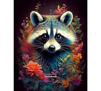Composition Notebook College Ruled: RACCOON | Journal For Back To School, Office, Work | Wide Lined