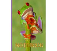 Composition Notebook College Ruled: Red Eyed Tree Frog Notebook 6x9 100 pages