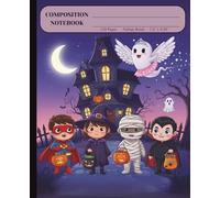 Composition Notebook | College Ruled | School Notes | Journal | Halloween | Gift for Student: Cute children trick-or-treat!