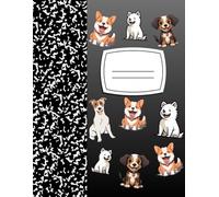 Composition Notebook College Ruled: Trendy Cute Dogs