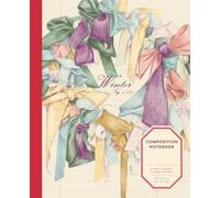 Composition Notebook College Ruled: Velvet Bow Christmas Wreath, Vintage Colored Pencil | Stylish Aesthetic Journal for Adult Women Who Love Festive Decor - Fig. 3, 120 Cream Pages