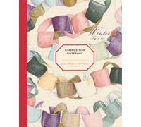 Composition Notebook College Ruled: Velvet Ribbon Chain Garland, Vintage Colored Pencil | Stylish Aesthetic Journal for Adult Women Who Love Retro Party Decor - Fig. 4, 120 Cream Pages