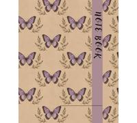 Composition Notebook College Ruled: Vintage Butterfly Illustration | 120 Pages 7.5 x 9.25 | Aesthetic Journal for College, School, University, Office & Work