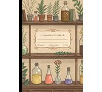 Composition Notebook College Ruled: Vintage Chemistry-Inspired journal with Antique Glass Bottles and Plants- Perfect for Students,Writers and Science Lovers
