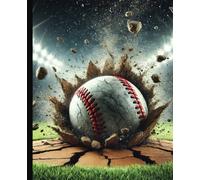 Composition notebook: Cool Baseball | Wide Ruled Notebook | Composition notebook wide ruled, 7.5 x 9.25, 120 Pages, For kids, teens, and adults