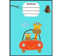 Composition Notebook: Cute Animal Notebook for Kids, Student, Teacher, Education, School | Large Size A4 | 8.5 x11 inches | 90 Straight Line Pages |