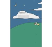 Composition Notebook - Cute Night Sky, Moon and Stars - for School or Writing: cozy aesthetic journal