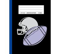 Composition Notebook: Cute Notebook Gift For American Football Players, Fans and Anyone Who Loves The Sport Ocean Animals