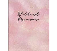 Composition Notebook: Cute Pink TS Wildest Dreams Theme | Small Black 1989 Text Detail on Back | Wide Ruled, 120 pages, 7.5 x 9.25 in. | For Adults, Teens, Girls
