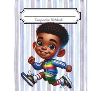 Composition Notebook: Cute Sporty Boy Design, Wide-Ruled Lined Numbered Pages, Index Page, Elegant & Aesthetic Journal for Men, Teen Boys, Writing, Back to School, College, University, Work, Office.