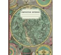 Composition Notebook: Dark Academia Aesthetic College Ruled With Celestial Map Cover Design