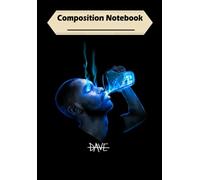 Composition Notebook: Dave Psychodrama Rapper Official Merchandise Classic, Journal 6 x 9, 100 Page Blank Lined Paperback Journal/Notebook