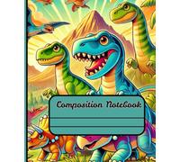 Composition Notebook: Dinosaur Them Notebook, 109 Pages 7.5 X 9.25, Notebook For Student
