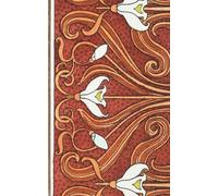 Composition Notebook Dot Grid Paper: A charming, botanical vintage pattern with white lilies of the valley among the leaves on a muted red-brown ... For College, Students, School, Work, Office.