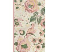 Composition Notebook Dot Grid Paper: A charming, vintage botanical illustration with parrots and pale pink-beige roses among muted green leaves.: Cute ... For College, Students, School, Work, Office.