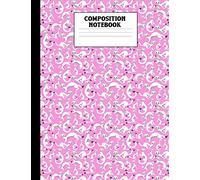 Composition Notebook: Ermine Pink College Ruled Book