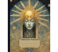 Composition Notebook. Ethereal cosmic: Vintage occult celestial astrology cover. Aesthetic journal for school or college.
