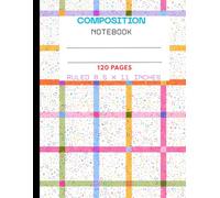 COMPOSITION NOTEBOOK FOR BOTH BOYS & GIRLS: For school notes, Journal, Teens, Gift, Ruled, Women, For office use, College, Size 8.5 x 11 inches with 120 pages, Paperback.