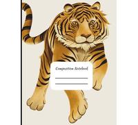Composition Notebook for K-12 Schools with Tiger Mascot for students and teachers class notes: 8.5x11 College Ruled Notebook | 121 Pages | teacher ... elementary, middle school, and high school