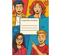 Composition Notebook for Students: Wide Ruled • 200 Pages • Colorful Pop Art Cover for School, Writing & Notes