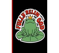 Composition Notebook: Fully Rely On God FROG | 100 College Ruled Pages | 6x9 Small Journal for Christian Teens, Kids, and Women | Cute Frog Aesthetic Faith Based Stationery