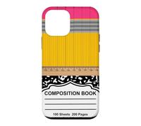 Composition Notebook Funny Back To School Teachers Fun Learn Case for iPhone 12 mini