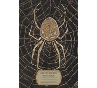 Composition notebook Gothic Spider: Vintage macabre aesthetic journal for school or college
