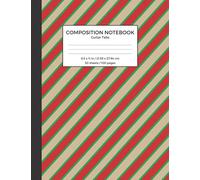 Composition Notebook Guitar Tabs: Christmas Themed Cover, Simple Blank Guitar Music Composing Notebook