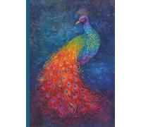Composition Notebook Hardcover Peacock