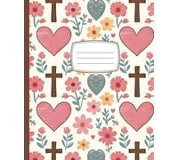 Composition Notebook Hearts and Crosses