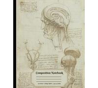 Composition Notebook Illustrated with Drawing by Da Vinci