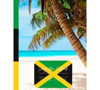 Composition Notebook "Jamaica": Jamaica's Flag and Beach | Daily Journal | 7.5" x 9.25" | 110 lined pages | for students, writers, travelers, teens, and adults