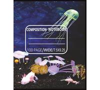 Composition NoteBook: JellyFish: 100-Page Notebook for Kids, Teens & Adults - Perfect for School or Personal Use