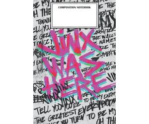 Composition NOTEBOOK: JINX WAS HERE arcane theme(pouder did here job) ruled notes journal