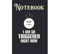 Composition Notebook, Journal Notebook: I Am So Triggered Right Now Funny for Men Women and Size 6'' x 9'', 100 Pages for Notes, To Do Lists, Doodles, Journal, A special gift for Kids, Him or Her