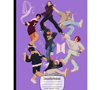 Composition Notebook: Korean Music, Wide Ruled, 7.5 x 9.25 inches, 100 Pages - Perfect for K-Pop Fans And Homework Notes ( Notebook )