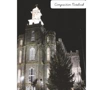 Composition Notebook: LDS Temple Cover | Grey White | Cute | Girls Teens Adults Men Women Boys | Church Work School Home | Journaling TO-DO's Writing Down Thoughts | 8 x 10, College Ruled, 120 Pages
