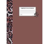 Composition Notebook | Leopard cheetah animal pink print aesthetic | College Ruled Lined Journal for Students, Kids, and School: Perfect for Writing, ... to School, Teachers, Teens, and Everyday Use