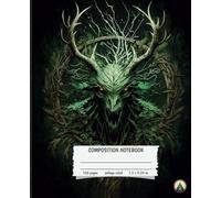 Composition Notebook - Leshy | 7.5x9.25 inches, 120 College Ruled Pages | Myth Creatures Collection | For School, College, Office, Sketching, Hobby, Work