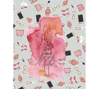 Composition Notebook: Life is too short to wear boring clothes composition book with 100 pages wide ruled blank lined pages