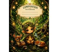 Composition Notebook - Magical Woodland Friends: Cute Forest Notebook for Kids - Wide Ruled Writing Journal for Elementary School, Homework, Notes and Everyday Use, 120 Pages