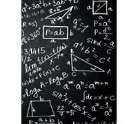 Composition Notebook: Mathematical Equations Cover Photo: 200 College Ruled Lined Pages Notebook 8.5x11 Inches