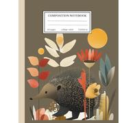 Composition Notebook: Mid-century Modern Short-beaked Echidna Journal for School, College, Travel or Gifting