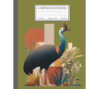 Composition Notebook: Mid-century Modern Southern Cassowary Journal for School, College, Travel or Gifting