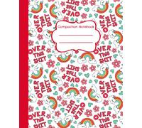 Composition Notebook: Over This Shit - 7.5 x 9.25" College Ruled, 110 Pages, School and Office Writing Journal