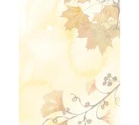 Composition Notebook: Paperback Sweet Watercolor Flowers and Leaves - Vintage Style | Journal For School, College, Office, Work | 110 college ruled pages, white paper, 7.5x9.25 in. dimensions