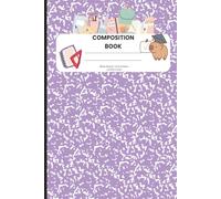 Composition Notebook: Pastel Purple, Ms. Lizzy's Back to School, Wide Ruled, 100 pages 6 x 9in